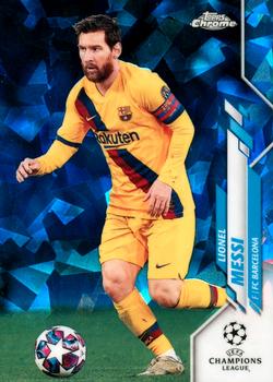 2019-20 Topps Chrome Sapphire Edition UEFA Champions League #1 Lionel Messi Front