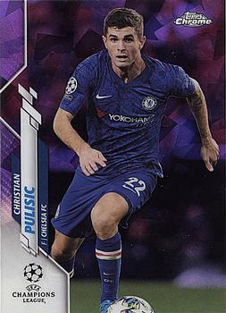 2019-20 Topps Chrome Sapphire Edition UEFA Champions League - Purple #47 Christian Pulisic Front