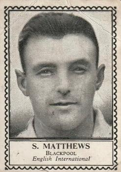 1947-48 Barratt & Co. Famous Footballers #NNO Stanley Matthews Front