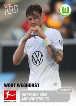 2019-20 Topps Now Bundesliga German #125 Wout Weghorst Front