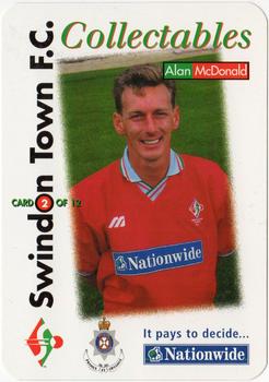 1999-00 Wiltshire Police Swindon Town F.C. Collectables #2 Alan McDonald Front