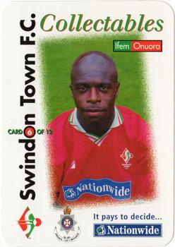 1999-00 Wiltshire Police Swindon Town F.C. Collectables #6 Ifem Onuora Front
