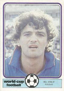 1982 Monty Gum World Cup Football #83 Alessandro Altobelli Front