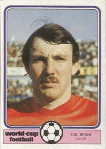 1982 Monty Gum World Cup Football #109 Cundi Front
