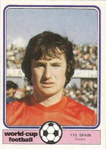 1982 Monty Gum World Cup Football #110 Enrique Saura Front