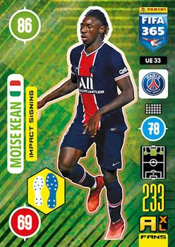 2021 Panini Adrenalyn XL FIFA 365 Update #UE33 Moise Kean Front