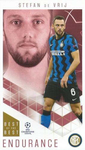 2020-21 Topps UEFA Champions League Best of the Best #54 Stefan de Vrij Front