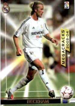 2003-04 Panini LaLiga Megafichas #384bis Beckham Front