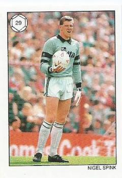 1989 Topps Saint & Greavsie All Star Football Collection #29 Nigel Spink Front