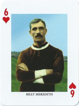 2000 Offason Football Playing Cards #6♥ Billy Meredith Front