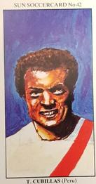 1978-79 The Sun Soccercards #42 Teofilo Cubillas Front