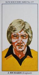 1978-79 The Sun Soccercards #157 John Richards Front