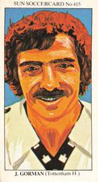 1978-79 The Sun Soccercards #415 John Gorman Front