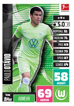 2020-21 Topps Match Attax Bundesliga Extra #492 Paulo Otávio Front