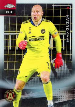 2021 Topps Chrome MLS #14 Brad Guzan Front