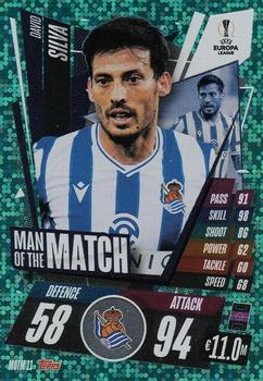 2020-21 Topps Match Attax UEFA Champions League Extra - Man of the Match #MOTM11 David Silva Front