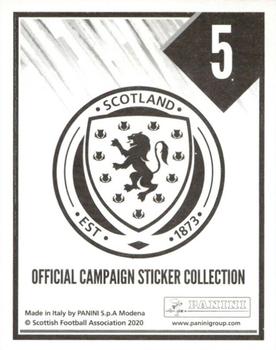 2021 Panini Scotland Official Campaign #5 Steve Clarke Back