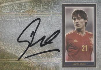 2014 Futera Unique World Football - Masters #MA54 David Silva Front