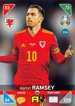 2021 Panini Adrenalyn XL UEFA Euro 2020 Kick Off #224 Aaron Ramsey Front