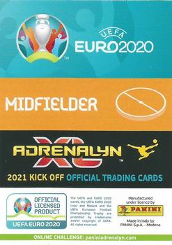 2021 Panini Adrenalyn XL UEFA Euro 2020 Kick Off #383 Paul Pogba Back