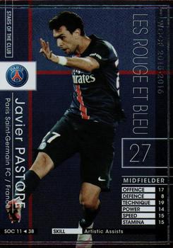 2015-16 Panini/Sega World Club Champion Football - Stars of the Club #SOC11 Javier Pastore Front