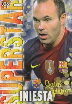 2013-14 Mundicromo Las Fichas de la Liga 2014 #025 Iniesta Front