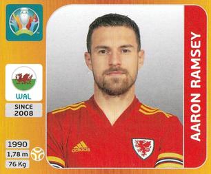 2021 Panini UEFA Euro 2020 Tournament Edition #113 Aaron Ramsey Front