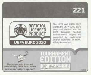 2021 Panini UEFA Euro 2020 Tournament Edition #221 Yuri Gazinski Back