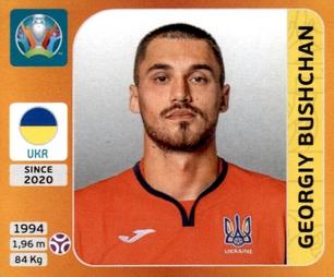 2021 Panini UEFA Euro 2020 Tournament Edition #324 Georgiy Bushchan Front