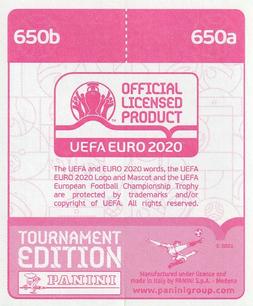 2021 Panini UEFA Euro 2020 Tournament Edition #650 Dominik Szoboszlai / Filip Holender Back