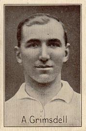 1926 Amalgamated Press English League (Div 1) Footer Captains #22 Arthur Grimsdell Front