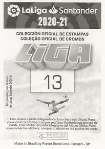 2020-21 Panini LaLiga Santander Stickers (Brazil) #13 Tomas Pina Back