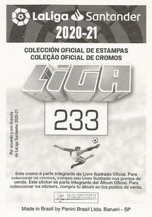 2020-21 Panini LaLiga Santander Stickers (Brazil) #233 Koke Vegas Back