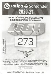 2020-21 Panini LaLiga Santander Stickers (Brazil) #273 Aridane Hernandez Back