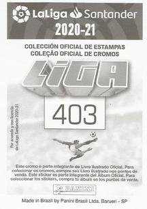2020-21 Panini LaLiga Santander Stickers (Brazil) #403 Marcelo Back