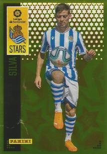 2020-21 Panini LaLiga Santander Stickers (Brazil) #434 David Silva Front