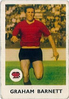 1965-66 Scanlen's Football Gum #1 Graham Barnett Front