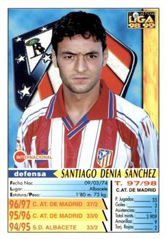 1998-99 Mundicromo Las Fichas de la Liga #115 Santi Back