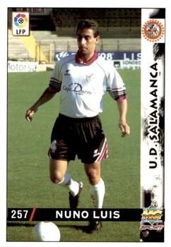 1998-99 Mundicromo Las Fichas de la Liga #257 Nuno Luis Front