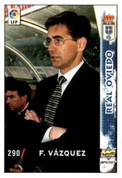 1998-99 Mundicromo Las Fichas de la Liga #290 F. Vázquez Front