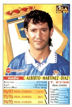 1998-99 Mundicromo Las Fichas de la Liga #297 Berto Back