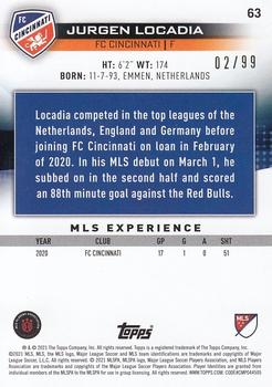 2021 Topps MLS - Blue #63 Jurgen Locadia Back