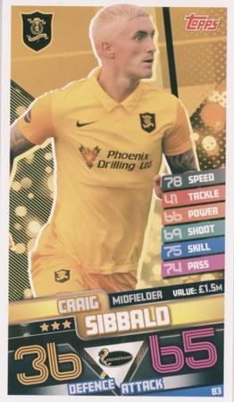 2020-21 Topps Mega Match Attax SPFL #83 Craig Sibbald Front