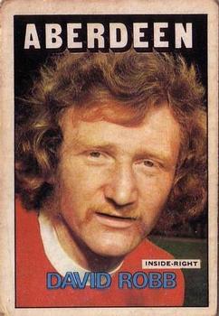 1972-73 A&BC Scottish Footballers (Orange/Blue Back) #128 David Robb Front