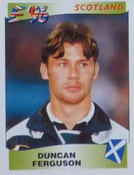 1996 Panini Europa Europe Stickers #112 Duncan Ferguson Front