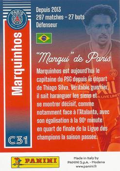 2021 Panini Paris Saint Germain 50 ans #C31 Marquinhos Back