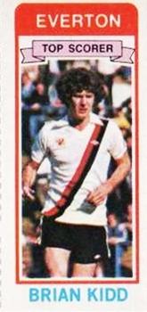 1980-81 Topps Footballer (Pink Back) - Singles #60 Brian Kidd Front