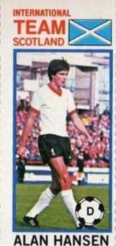 1980-81 Topps Footballer (Pink Back) - Singles #168 Alan Hansen Front