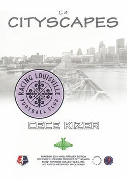2021 Parkside NWSL Premier Edition - Cityscapes #C4 Cece Kizer Back