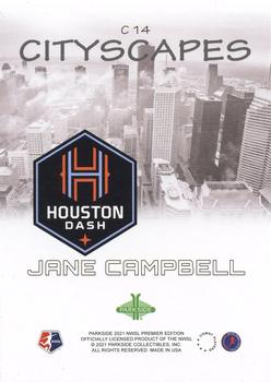 2021 Parkside NWSL Premier Edition - Cityscapes #C14 Jane Campbell Back